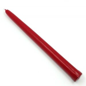 Extra hosszú szálgyertya piros 25 cm 1 db – ÉRTÉKCSÖKKENT, picit karcos